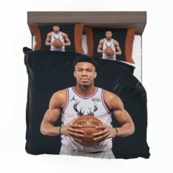 NBA Basketball Player Giannis Antetokounmpo Bedding Set 1