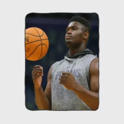 NBA Basketball Player Zion Williamson Fleece Blanket 1