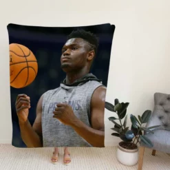 NBA Basketball Player Zion Williamson Fleece Blanket