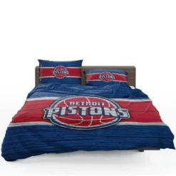 NBA Basketball Team Detroit Pistons Bedding Set