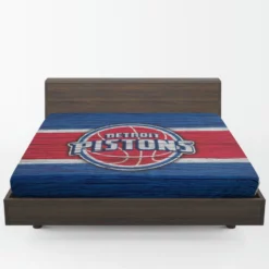 NBA Basketball Team Detroit Pistons Fitted Sheet 1