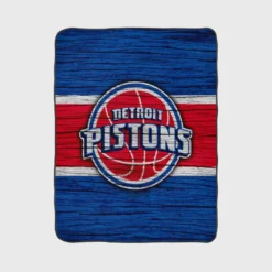 NBA Basketball Team Detroit Pistons Fleece Blanket 1