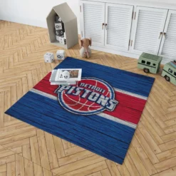 NBA Basketball Team Detroit Pistons Rug 1