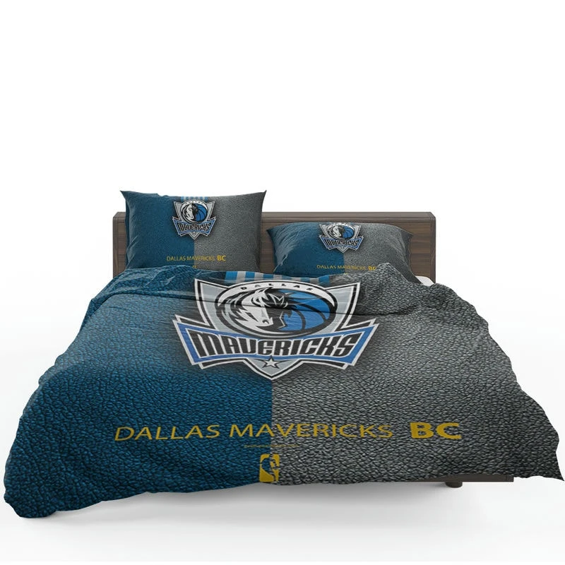 NBA Champions Basketball Logo Dallas Mavericks Bedding Set