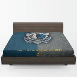 NBA Champions Basketball Logo Dallas Mavericks Fitted Sheet 1