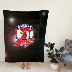 NRL Rugby Club Sydney Roosters Fleece Blanket
