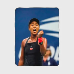 Naomi Osaka Grand Slam Tennis Player Fleece Blanket 1