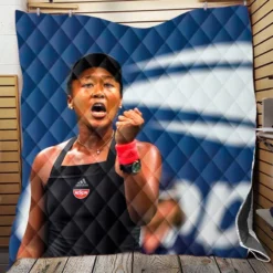 Naomi Osaka Grand Slam Tennis Player Quilt Blanket