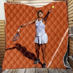 Naomi Osaka Japanese Professional Tennis Player Quilt Blanket