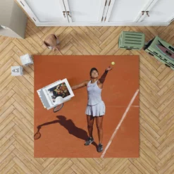 Naomi Osaka Japanese Professional Tennis Player Rug