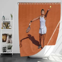 Naomi Osaka Japanese Professional Tennis Player Shower Curtain