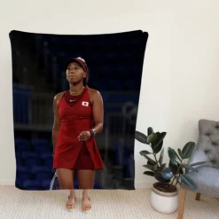Naomi Osaka World No1 Tennis Player Fleece Blanket