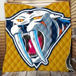 Nashville Predators Professional Ice Hockey Team Quilt Blanket