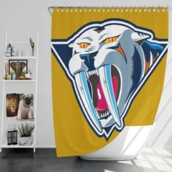 Nashville Predators Professional Ice Hockey Team Shower Curtain