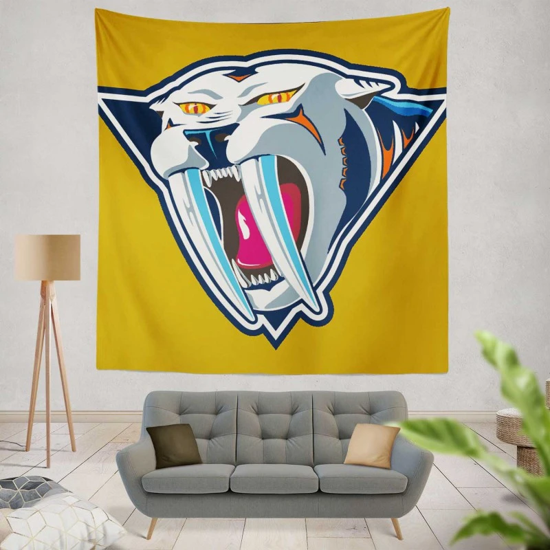 Nashville Predators Professional Ice Hockey Team Tapestry