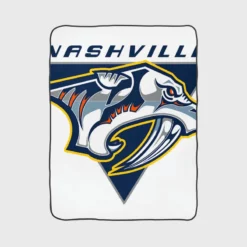 Nashville Predators Strong NHL Hockey Team Fleece Blanket 1