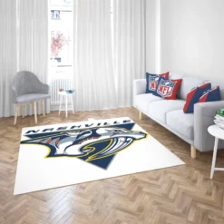 Nashville Predators Strong NHL Hockey Team Rug 2