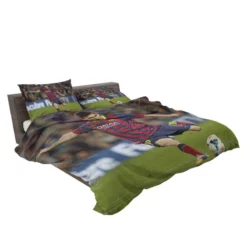 Nervous Barca Soccer Player Lionel Messi Bedding Set 2