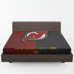 New Jersey Devils Professional Ice Hockey Team Fitted Sheet 1