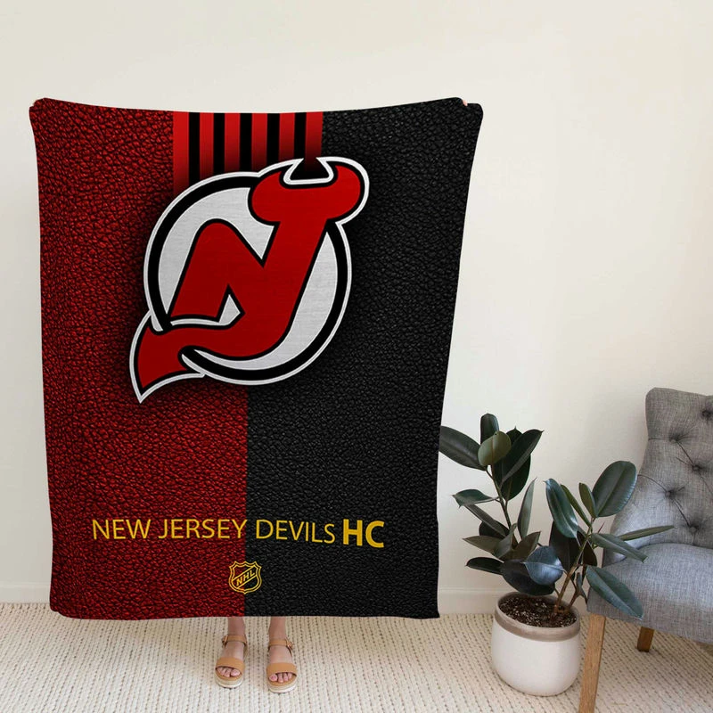 New Jersey Devils Professional Ice Hockey Team Fleece Blanket