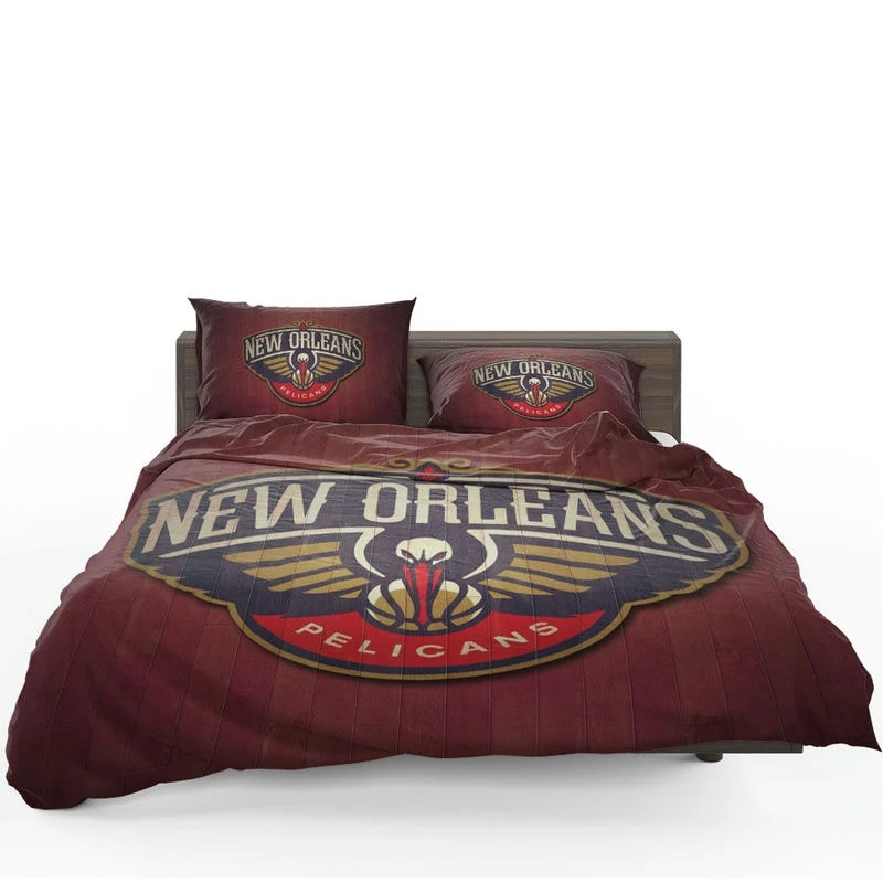 New Orleans Pelicans Professional Basketball Team Bedding Set