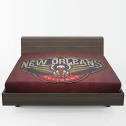 New Orleans Pelicans Professional Basketball Team Fitted Sheet 1