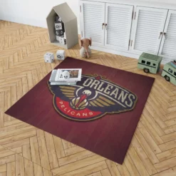 New Orleans Pelicans Professional Basketball Team Rug 1