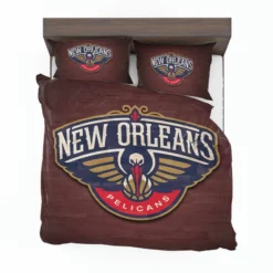 New Orleans Pelicans Strong NBA Basketball Club Bedding Set 1