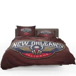 New Orleans Pelicans Strong NBA Basketball Club Bedding Set