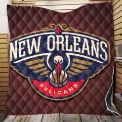 New Orleans Pelicans Strong NBA Basketball Club Quilt Blanket