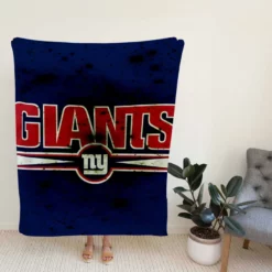 New York Giants Excellent NFL Football Club Fleece Blanket