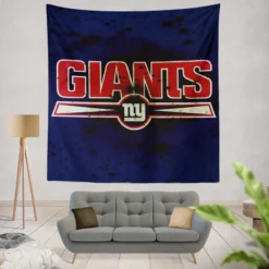 New York Giants Excellent NFL Football Club Tapestry