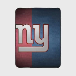 New York Giants Professional American Football Team Fleece Blanket 1