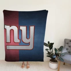 New York Giants Professional American Football Team Fleece Blanket