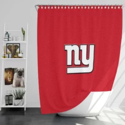 New York Giants Strong NFL Football Team Shower Curtain