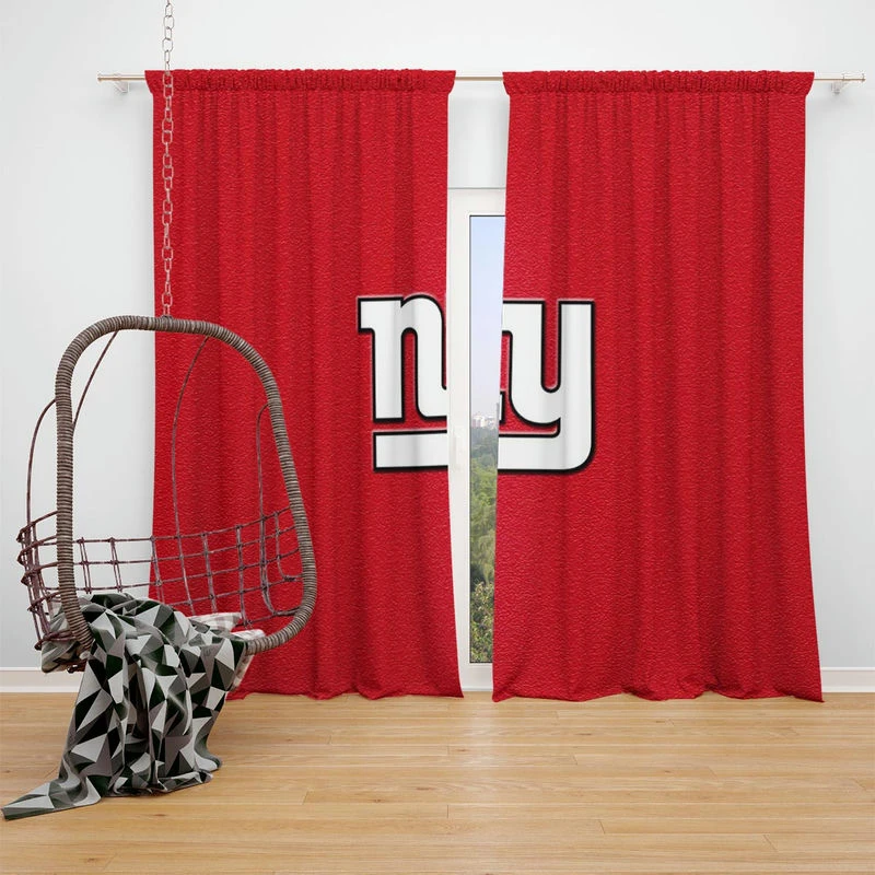 New York Giants Strong NFL Football Team Window Curtain