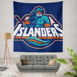 New York Islanders Popular NHL Hockey Team Tapestry