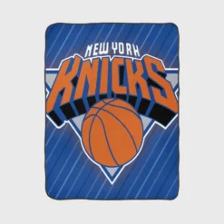 New York Knicks American Professional Basketball Team Fleece Blanket 1