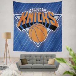 New York Knicks American Professional Basketball Team Tapestry