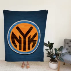 New York Knicks Classic NBA Basketball Club Fleece Blanket