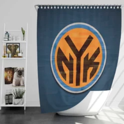 New York Knicks Classic NBA Basketball Club Shower Curtain