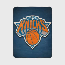 New York Knicks Strong NBA Basketball Team Fleece Blanket 1