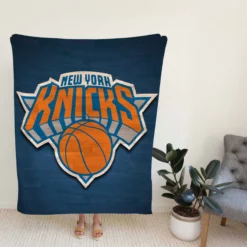 New York Knicks Strong NBA Basketball Team Fleece Blanket