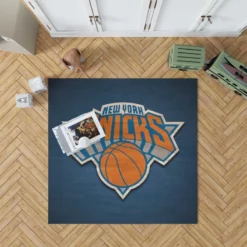 New York Knicks Strong NBA Basketball Team Rug