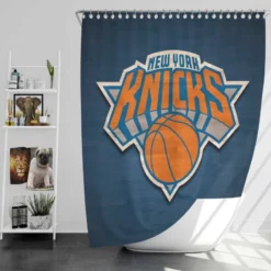 New York Knicks Strong NBA Basketball Team Shower Curtain