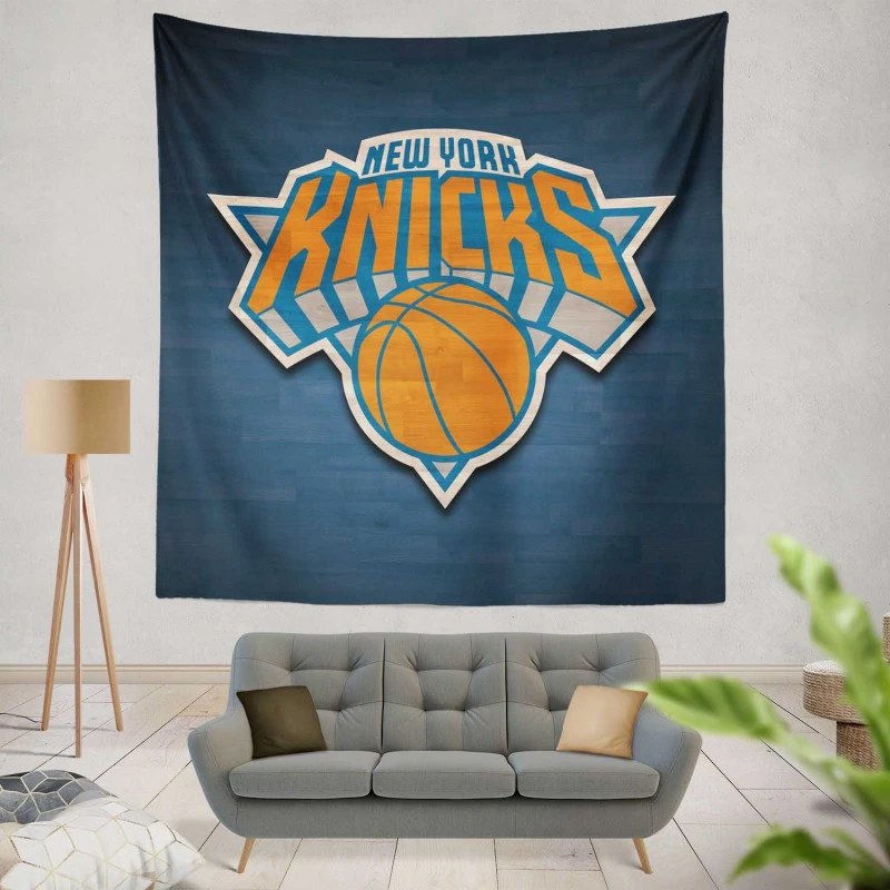 New York Knicks Strong NBA Basketball Team Tapestry