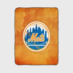 New York Mets Excellent MLB Baseball Club Fleece Blanket 1