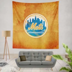 New York Mets Excellent MLB Baseball Club Tapestry