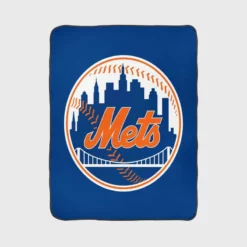 New York Mets Popular MLB Baseball Team Fleece Blanket 1