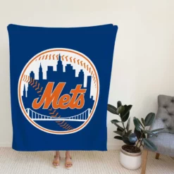 New York Mets Popular MLB Baseball Team Fleece Blanket